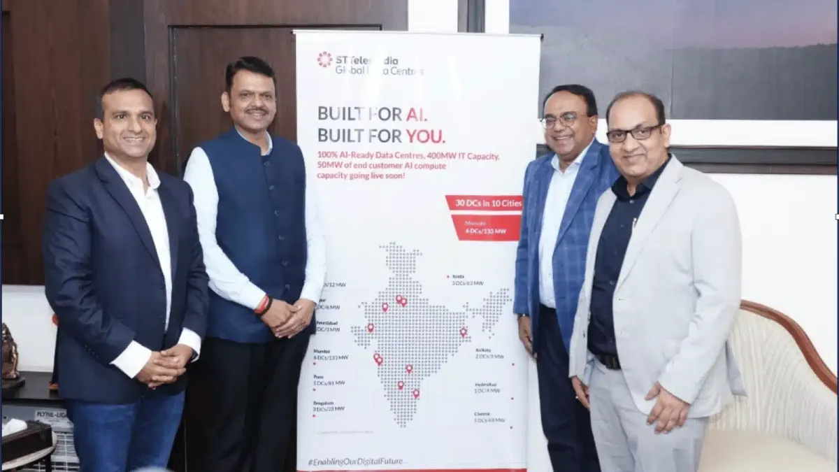 STT GDC India to Invest ₹5,000 Crore in New AI-Ready Data Centres Across Maharashtra