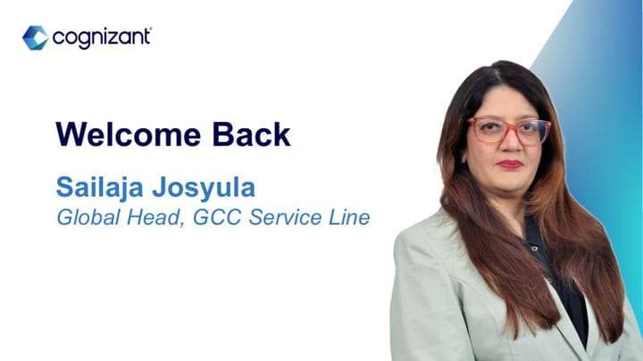 Cognizant Appoints Sailaja Josyula as Global Head of GCC Service Line